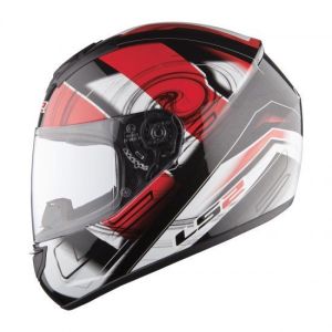 Шлем мотоцикл. FF351 K (1300 гр) ACTION WHITE RED XS
