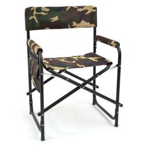 Кресло складное с карманом на подлокотнике сталь, арт.SK-02