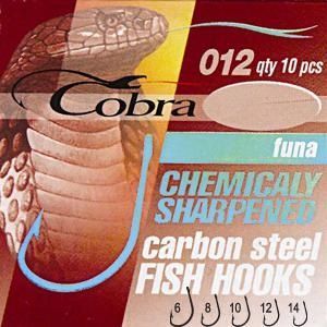 Крючки 012 BL-10 Cobra Funa