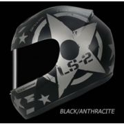 Шлем мотоцикл. FF351 K (1300 гр) COMBAT GLOSS BLACK M