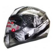 Шлем мотоцикл. FF351 K (1300 гр) ROCK BLACK SILVER S