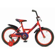 Велосипед Black Aqua 1602-Т со светящимися колесами, (красный)
